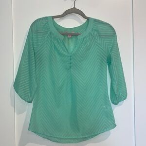 Lightweight Mint Green Women's Candies Blouse size small like new